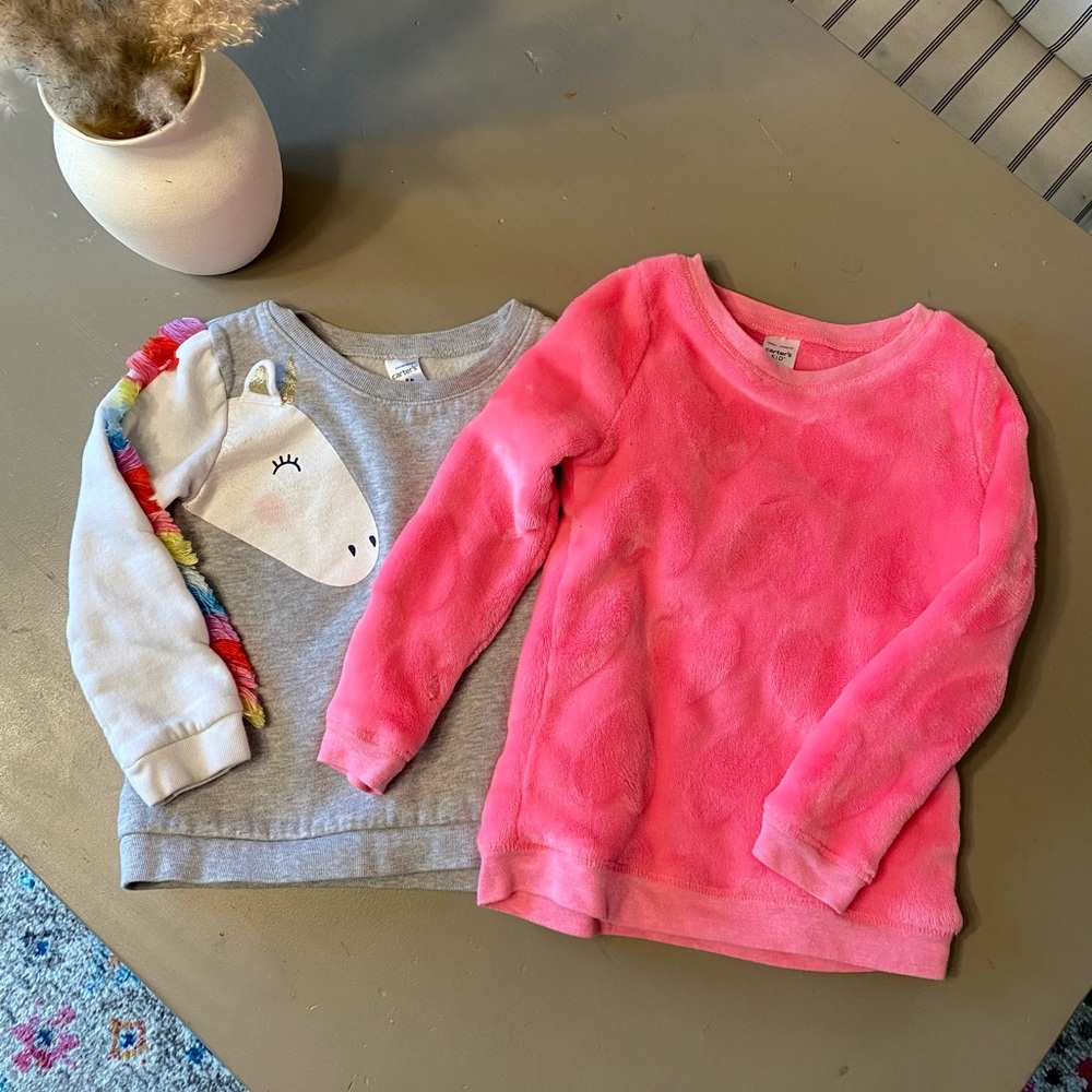 Carter’s 4T Girls Sweatshirts
